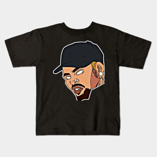 Chris brown Kids T-Shirt by lilwm14@gmail.com